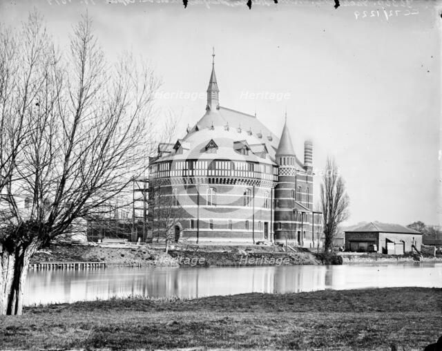Shakespeare Memorial Theatre, Stratford Upon Avon, Warwickshire, c1860-c1922. Artist: Henry Taunt