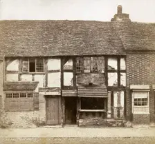 Shakespeare's Birthplace, Henley Street, Stratford-upon-Avon, Warwickshire, c1855. Artist: Hugh Welch Diamond