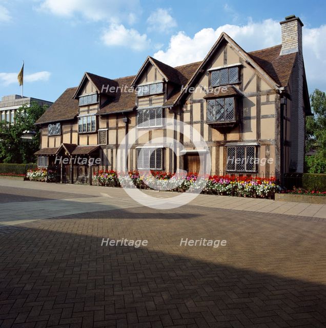 Shakespeare's Birthplace, Henley Street, Stratford-upon-Avon, Warwickshire, c2000s(?). Artist: Unknown.