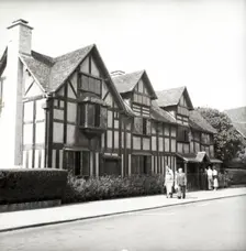 Shakespeare's birthplace, Stratford-upon-Avon, Warwickshire, c1955. Creator: Arthur Charles Kirby Ware