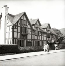 Shakespeare's birthplace, Stratford-upon-Avon, Warwickshire, c1955. Creator: Arthur Charles Kirby Ware