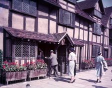 Shakespeare's birthplace, Stratford-on-Avon, Warwickshire, c1955. Creator: Arthur Charles Kirby Ware