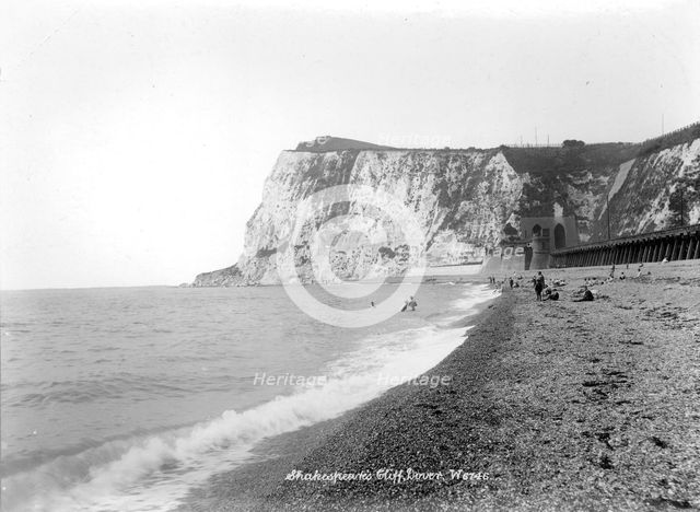 Shakespeare's Cliff, Dover, Kent, 1890-1910. Artist: Unknown