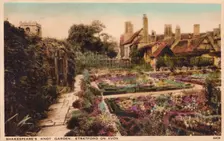 Shakespeare's Knot Garden, Stratford-Upon-Avon c1910