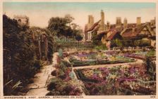 Shakespeare's Knot Garden, Stratford-Upon-Avon c1910