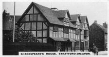 Shakespeare's house, Stratford-on-Avon, Warwickshire, c1920s