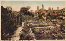 Shakespeare's Knot Garden, Stratford-Upon-Avon c1910