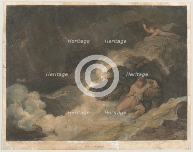 Shakespeare's Tempest (Macklin's British Poets), 1798. Creator: Francesco Bartolozzi.