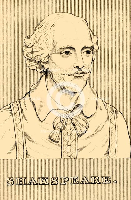 'Shakspeare', (1564-1616), 1830. Creator: Unknown.