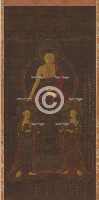 Shakyamuni triad, 1565. Creator: Unknown.