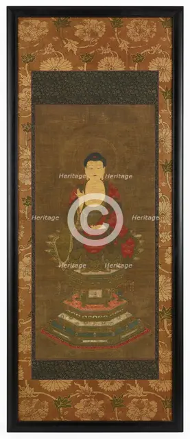 Shakyamuni preaching, Muromachi period, 16th century. Creator: Unknown.