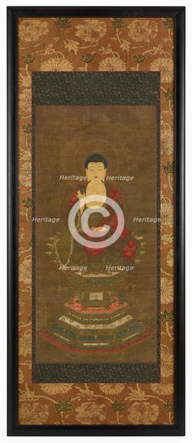 Shakyamuni preaching, Muromachi period, 16th century. Creator: Unknown.