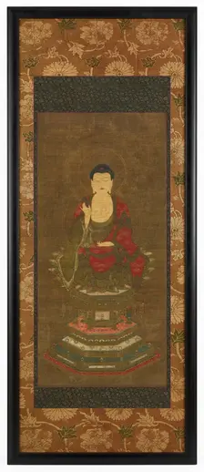 Shakyamuni preaching, Muromachi period, 16th century. Creator: Unknown