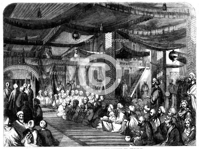 Shah Hamadan's Musjid, Cashmere - drawn by W. Carpenter, Jun., 1858. Creator: Unknown.