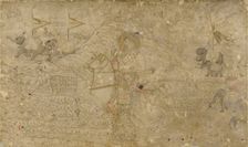 Shah Jahan and his son Dara Shikoh hunting, c. 1790. Creator: Unknown
