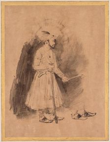 Shah Jahan, c. 1656-1661. Creator: Rembrandt van Rijn (Dutch, 1606-1669)