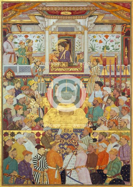 Shah-Jahan. (From: Padshahnama, or Chronicle of the King of the World), Between 1640 and 1650. Artist: Bichitr (?-ca 1660)