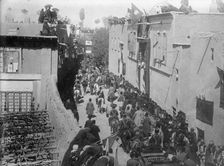 Shah of Persia arriving in Ourmiah, 1911. Creator: Bain News Service