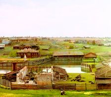 Shaitanskii factory, ceasing operations in 1905, Shaitanski Zavod, 1912. Creator: Sergey Mikhaylovich Prokudin-Gorsky