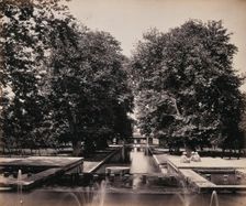 Shalimar, Kashmir: small fountains at the top of a weir, c1870s. Creator: Samuel Bourne