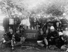 Shall Old Acquaintance be Forgotten, 1893. Creator: Unknown
