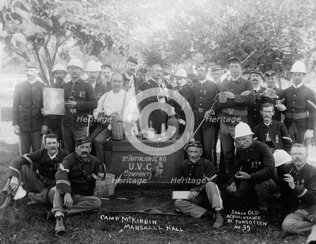 Shall Old Acquaintance be Forgotten, 1893. Creator: Unknown.