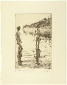 Shallow, 1913. Creator: Anders Leonard Zorn