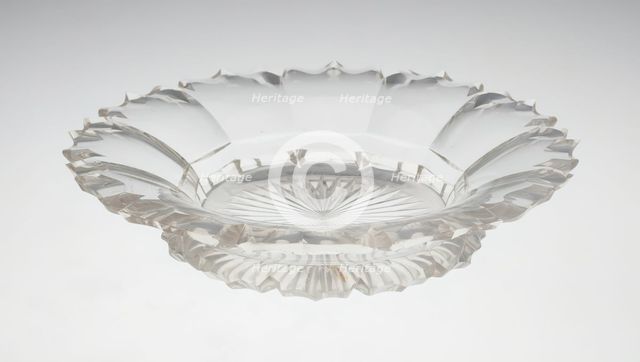 Shallow Dish, Bristol, c. 1850. Creator: Unknown.