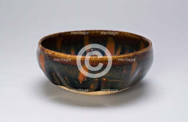 Shallow Lobed Bowl, Northern Song (960-1127) or Jin dynasty (1115-1234), c. 12th century. Creator: Unknown.