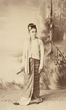 Shan Woman, 1894-1897. Creator: Felice Beato