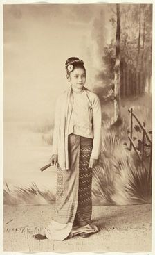 Shan Woman, 1894-1897. Creator: Felice Beato