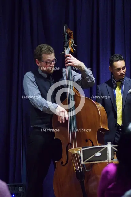 Shane Allessio and Jay Phelps, Watermill Jazz Club, Dorking, Surrey, 2014. Artist: Brian O'Connor.