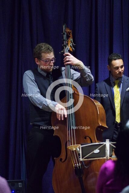Shane Allessio and Jay Phelps, Watermill Jazz Club, Dorking, Surrey, 2014. Artist: Brian O'Connor.