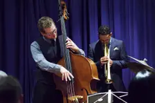 Shane Allessio and Jay Phelps, Watermill Jazz Club, Dorking, Surrey, 2014. Artist: Brian O'Connor