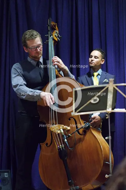 Shane Allessio and Jay Phelps, Watermill Jazz Club, Dorking, Surrey, 2014. Artist: Brian O'Connor.