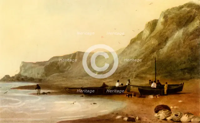 'Shanklin, Isle of Wight', early 19th century, (1946).  Creator: Peter de Wint.
