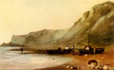 Shanklin, Isle of Wight early 19th century, (1946). Creator: Peter de Wint
