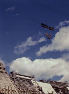 Shasta dam under construction, California, 1942. Creator: Russell Lee