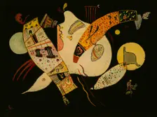 Shapes in Tension, 1936. Creator: Kandinsky, Wassily Vasilyevich (1866-1944)