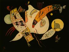 Shapes in Tension, 1936. Creator: Kandinsky, Wassily Vasilyevich (1866-1944)