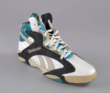 Shaq Attaq sneaker worn by Shaq, 1992-1993. Creator: Reebok International Ltd.