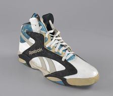 Shaq Attaq sneaker worn by Shaq, 1992-1993. Creator: Reebok International Ltd.