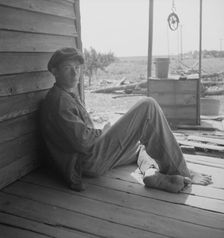 Sharecropper boy near Chesnee, South Carolina, 1937. Creator: Dorothea Lange