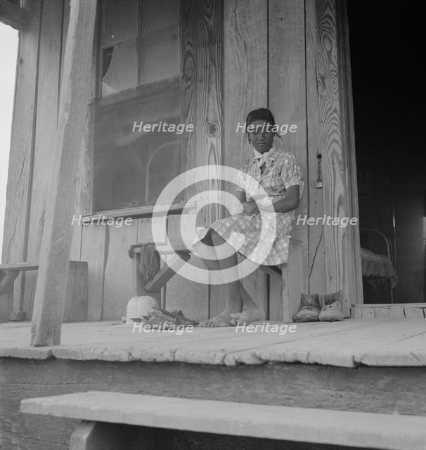 Sharecropper child near Clarksdale, Mississippi, 1937. Creator: Dorothea Lange.