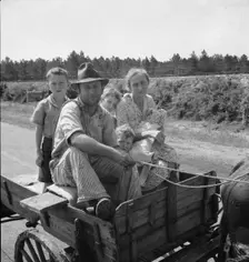 Sharecropper family near Hazlehurst, Georgia, 1937. Creator: Dorothea Lange