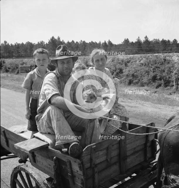 Sharecropper family near Hazlehurst, Georgia, 1937. Creator: Dorothea Lange.
