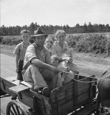 Sharecropper family near Hazlehurst, Georgia, 1937. Creator: Dorothea Lange
