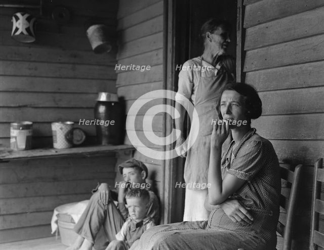 Sharecropper wife and mother of seven children, Near Chesnee, South Carolina, 1937. Creator: Dorothea Lange.
