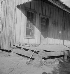 Sharecropper's cabin, Mississippi, 1937. Creator: Dorothea Lange