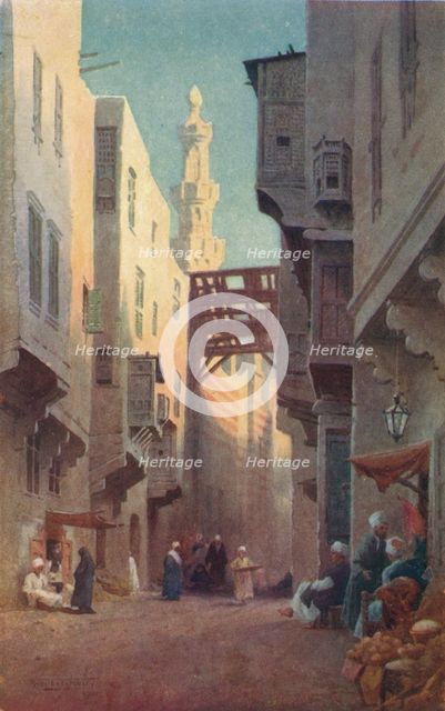 'Sharia Bab-El-Wazir, Cairo', c1880, (1904). Artist: Robert George Talbot Kelly.